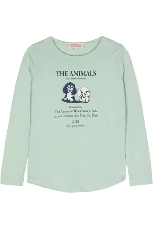 The Animals Observatory T-shirt en coton à logo imprimé