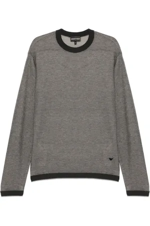 Emporio Armani Pull à design texturé
