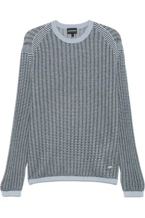 Emporio Armani Pull à design texturé