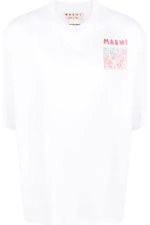 Marni T-shirt à logo poitrine