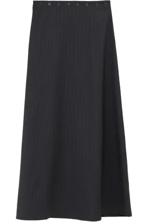 Paloma Wool Jupe mi-longue à fines rayures