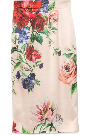 Dolce & Gabbana Jupe mi-longue à fleurs