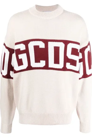 GCDS Pull nervuré en maille intarsia
