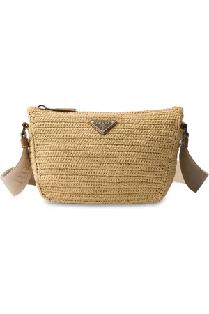 Prada Sac à bandoulière à design tressé