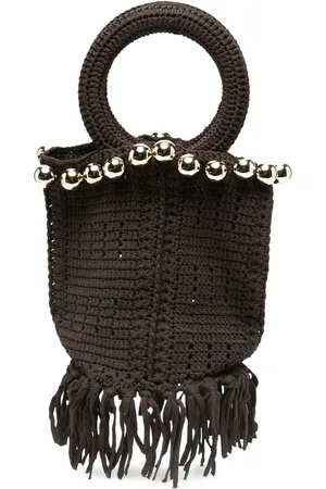 Sandro Petit sac seau à franges