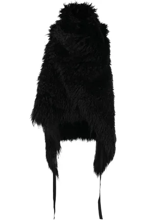UMA WANG Gilet en mohair à capuche