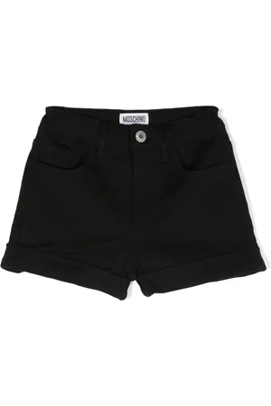 Moschino Short en jean à logo brodé