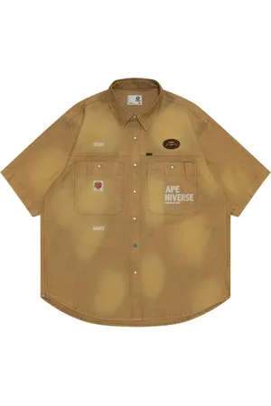 A Bathing Ape Chemise à logo brodé