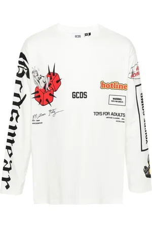 GCDS T-shirt à logo imprimé