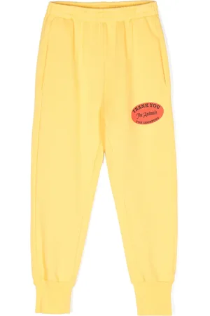 The Animals Observatory Pantalon de jogging à texte imprimé