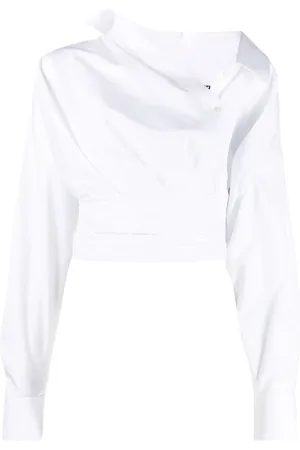 Alexander Wang Chemise en coton à design cache-cœur