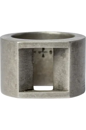 PARTS OF FOUR Bague Crescent Plane Gateway en sterling