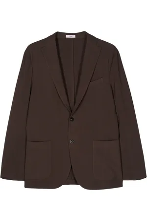 Boglioli Blazer en laine à simple boutonnage