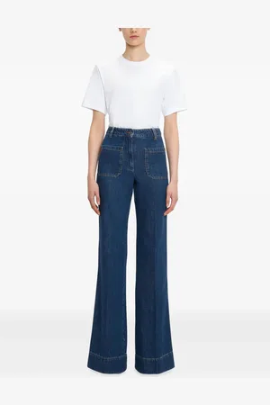 Victoria Beckham Jean Alina à coupe droite