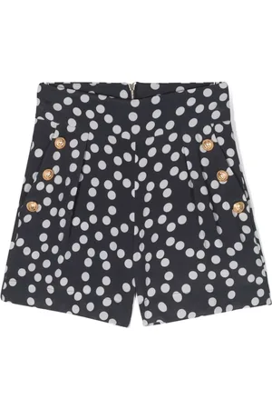 Balmain Short à boutons tête de lion