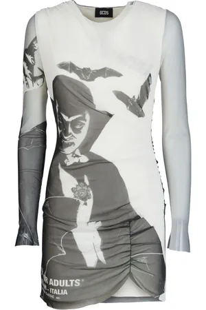 GCDS Robe Dracula Tulle à coupe courte