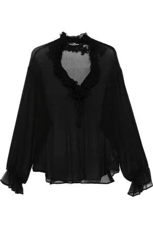 ERMANNO SCERVINO Blouse à effet de transparence
