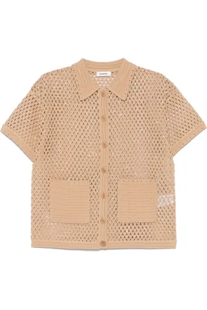 Sandro Chemise en maille ajourée