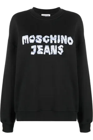 Moschino Sweat en jean à logo imprimé
