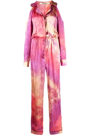 Roberto Cavalli Combinaison à imprimé tie dye