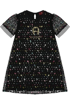 Aigner Robe en coton à sequins