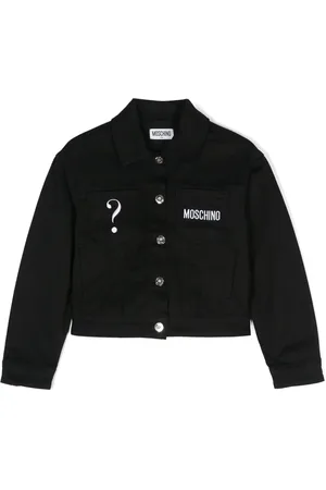 Moschino Veste en jean à logo brodé
