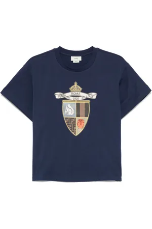 Fendi T-shirt à imprimé poitrine