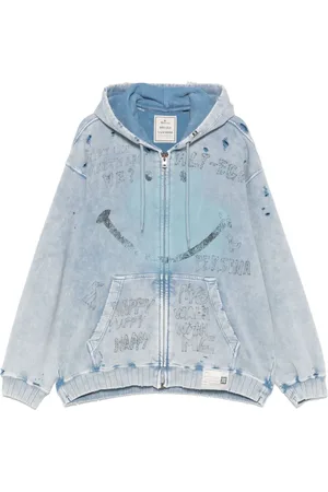 Maison Mihara Yasuhiro Hoodie à imprimé Smiley