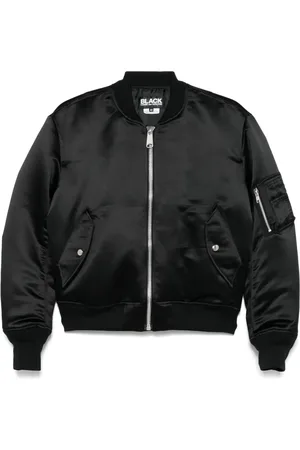 Comme des Garçons Veste bolmber en satin à logo