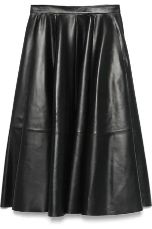 DESA 1972 Robe en cuir à coupe mi-longue