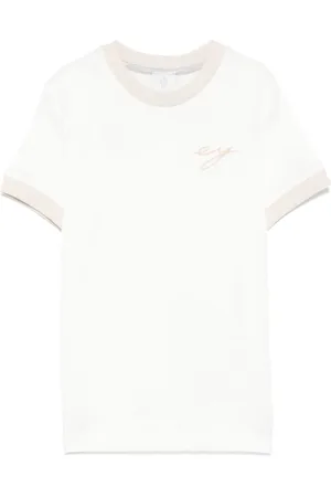 ELEVENTY T-shirt à logo brodé
