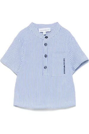 Emporio Armani Chemise à logo brodé
