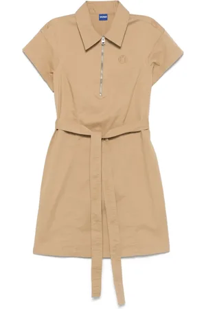 HUGO BOSS Robe courte à logo brodé