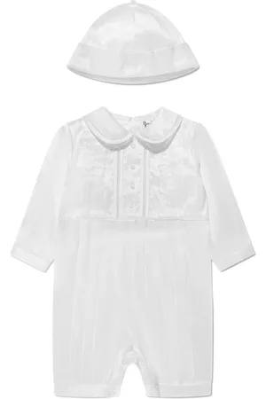 Sarah Louise Trousseau de naissance satiné à broderies