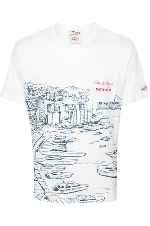 MC2 SAINT BARTH T-shirt Monaco en lin