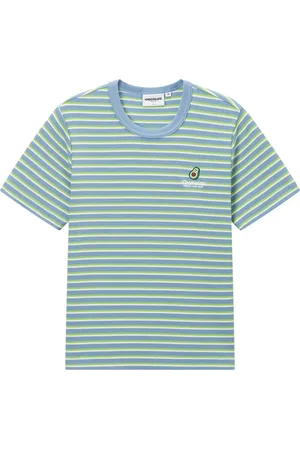 Chocoolate T-shirt rayé à logo