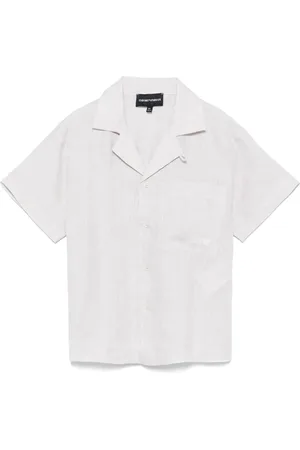 Emporio Armani Chemise à logo brodé