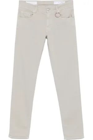 sartoria tramarossa Pantalon à patch logo