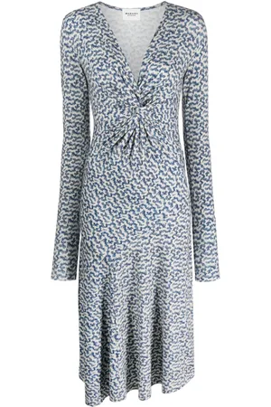 Marant Etoile Robe mi-longue Lania à détail torsadé