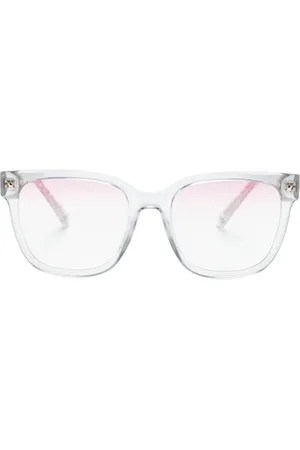 Chiara Ferragni Lunettes de soleil carrées à paillettes