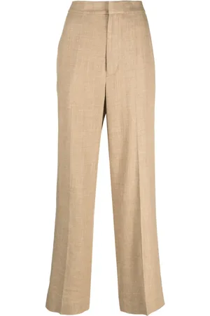Ralph Lauren Pantalon droit à taille mi-haute