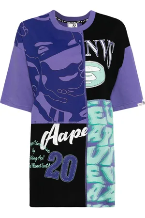 A Bathing Ape T-shirt en coton à imprimé graphique