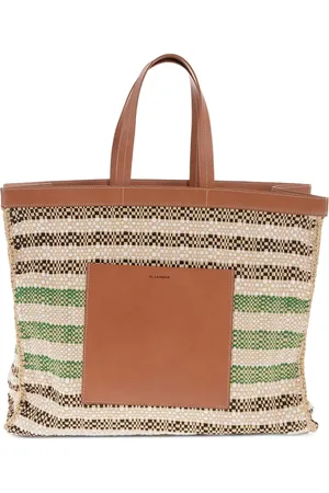 Jil Sander Sac cabas en raphia