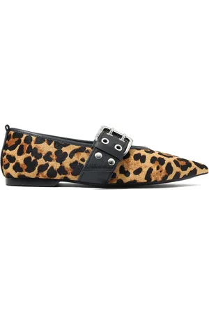 Bimba y Lola Ballerines à imprimé léopard