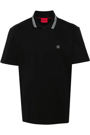 HUGO BOSS Polo à plaque logo