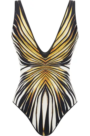 Roberto Cavalli Maillot de bain à imprimé Ray of Gold