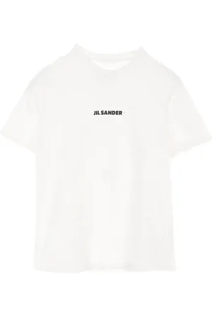 Jil Sander T-shirt à logo + imprimé (années 2010)