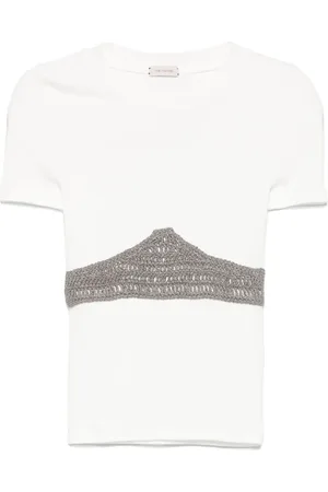 The Mannei T-shirt à détail en crochet