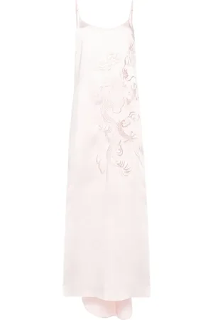 P.A.R.O.S.H. Robe longue Pam à broderie dragon
