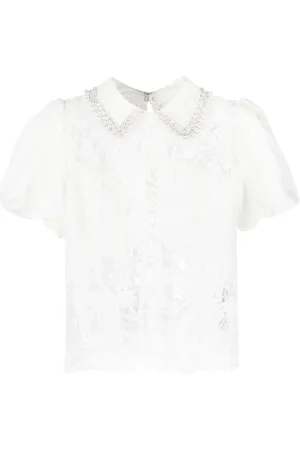 Self-Portrait Blouse en dentelle à ornements